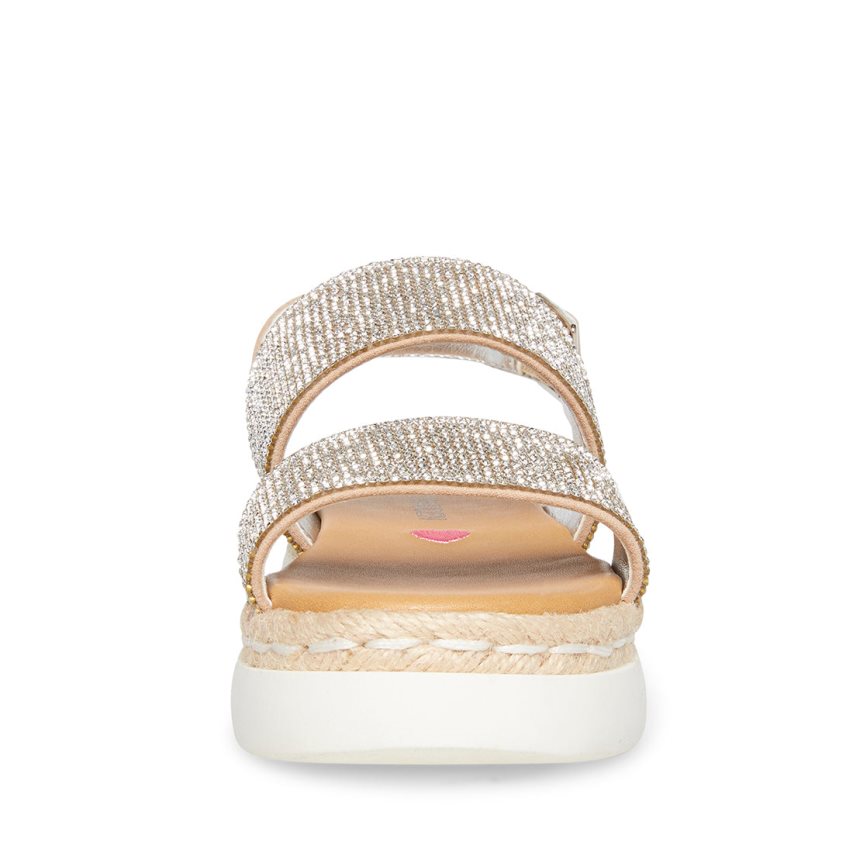 Sandalias de Plataforma Steve Madden Jaliana Niños Plateadas | ES SE368S